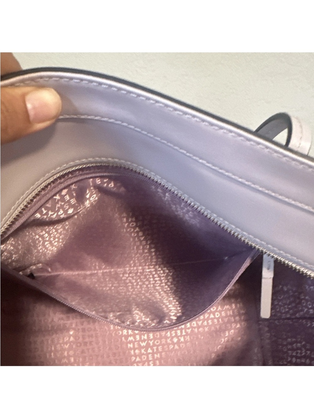 kate spade Light Lavender Tote with Matching Wristlet - Picture 16 of 16
